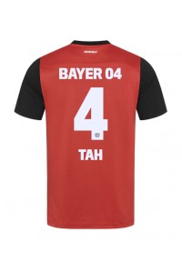 Bayer Leverkusen Jonathan Tah #4 Voetbaltruitje Thuis tenue 2024-25 Korte Mouw